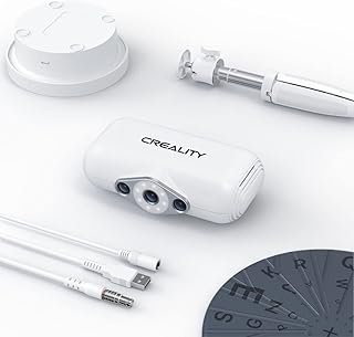 3D Scanner Creality CR Scan Lizard - Premium Kit, 0.05 mm Accuracy and 10 FPS Scan Speed 3D Scanner, Aviation Aluminium Plug with Turntable