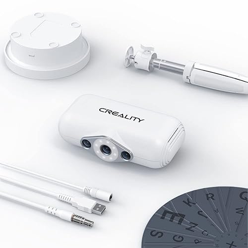Creality CR Scan Lizard - Kit de lujo de escáner 3D precisión de 0002in y velocidad de escaneo de 10 FPS para impresión y modelado 3D enchufe de