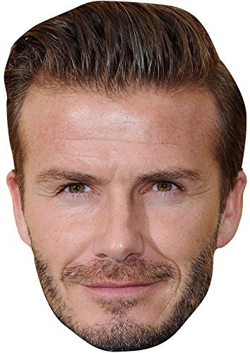 FoxyPrinting David Beckham 2018 Celebrity Cardboard Party Face Mask Fancy Dress