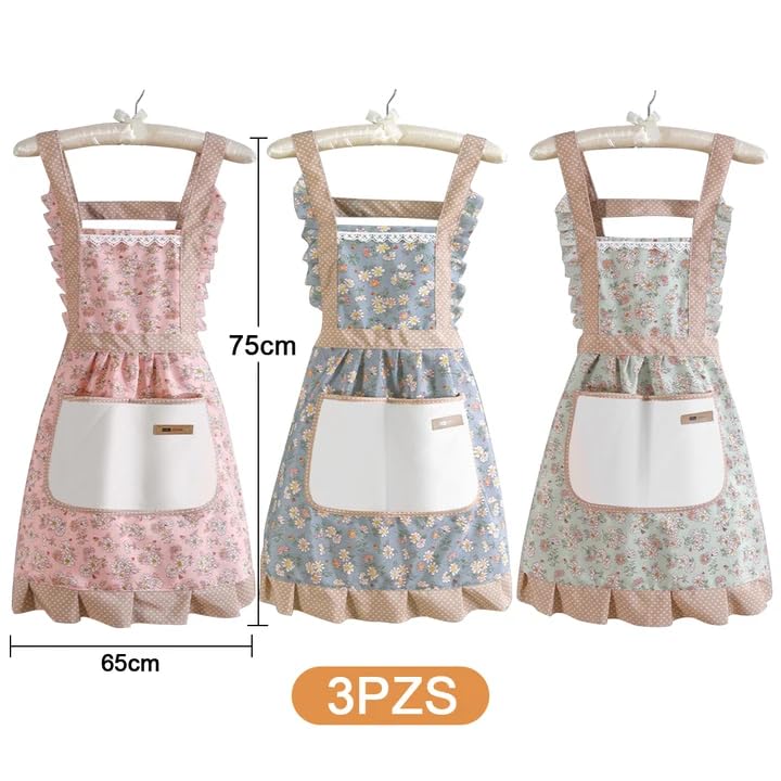 La Mejor Selección de Mandiles de Cocina para Mujer favoritos de las personas. 14 Imagen adicional