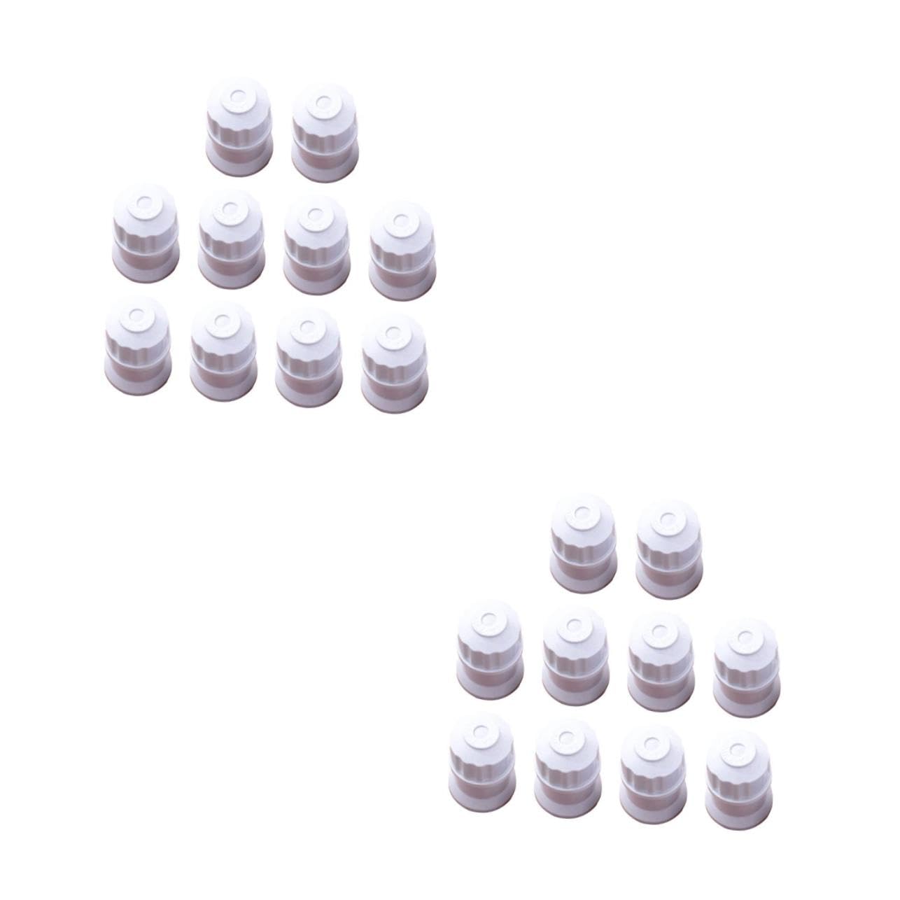 Tofficu 2sets Chic Pendant Light Holder E27 Light Insulation Bases Ceiling Socket for E27 Bulbs Home Decor 10pcs*2