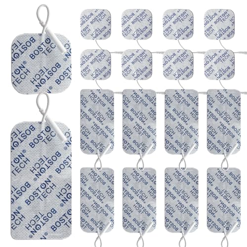 Boston Tech électrodes Pads pour électrostimulateur TENS et/ou EMS réutilisables et...