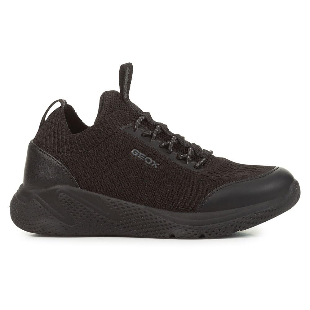 Geox J SPRINTYE BOY A Sneaker, 10 UK Child Black