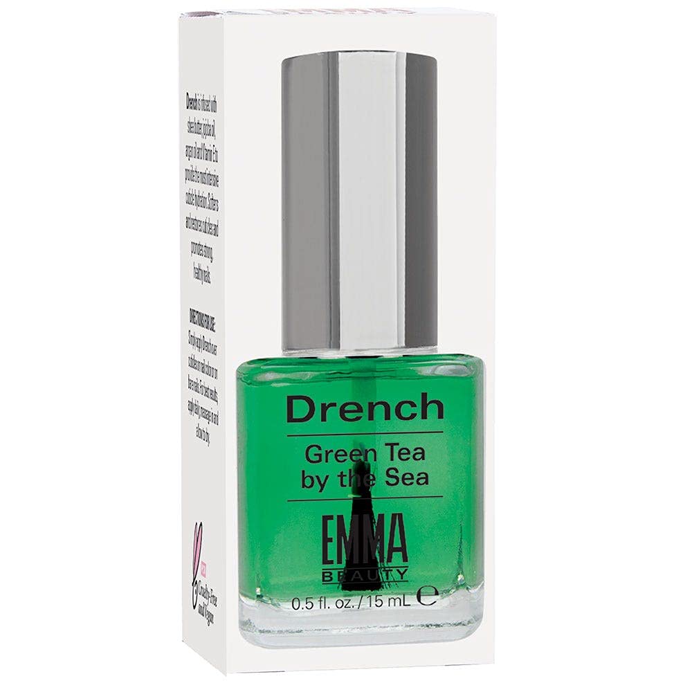 EMMA Beauty Drench Cuticle Oil, Deep Penetrating Oil Nourishes, Protects, Hydrates & Revitalizes Nails & Cuticles, 12+ Free Formula, 100% Vegan &