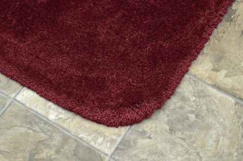 Garland Rug 3-Piece Finest Luxury Ultra Plush Washable Nylon Bathroom Rug Set, Chili Pepper Red