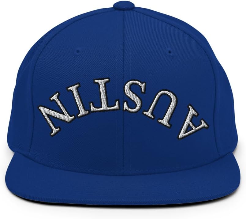 Upside Down Austin Snapback Hat