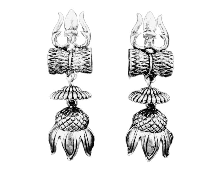 See full amazon price history chart for Jool Junction Trishul Dumroo Earrings | German Oxidised Traditional Trishul Earrings Trending Oxidized Jewllery For Women and girls Jool Junction Trishul Dumroo Earrings | German Oxidised Traditional Trishul Earrings Trending Oxidized Jewllery For Women and girls (B0D8Q6GRJ8) Amazon Price History, Amazon Price Tracker
