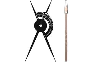 ATOMUS Eyebrow Ruler and Protractor Permanent Makeup Supplies