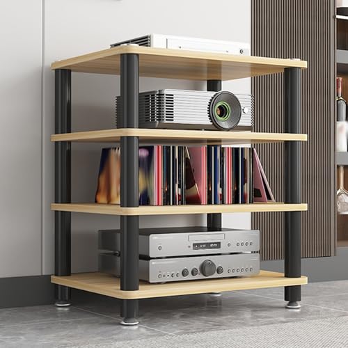 Support pour Tourne-Disque Antidérapant Meuble Audio Gain de Place pour Angle