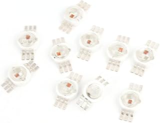 Ruilogod 350mA 3W RGB SMD LED Bead Diodes Chip Light Lamp Bulb Emitter 10 Pcs