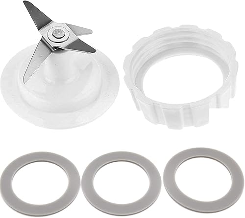 Juego de cuchillas de repuesto para Hamilton Beach Blender Blade Junta Blender Blender Base Base Tapa Inferior 3 Juntas de Sellado de Goma Mezclador
