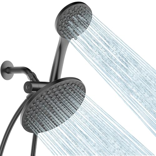 UltrTxenova 8.6 inch High Pressure 3-Way Shower Heads Combo, Pulsating