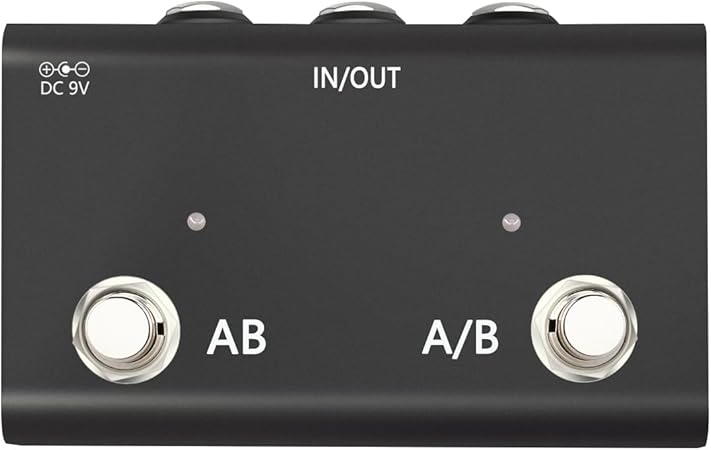 ABY Pedal Channel Switch Box Line AB Selector True Bypass For Guitar Effect Pedal