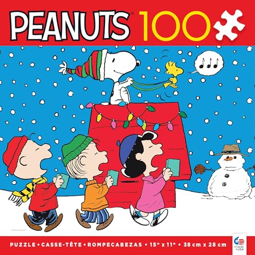 Ceaco - Rompecabezas de 100 piezas Snoopy para niños de 6 a 8 años | Licencia oficial, fabricado en EE. UU., tablero reciclado, tamaño terminado 11 x 15 in miniatura 2