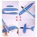 Foam Glider Plane 2pcs, Aircraft Airplane Model Manual Throwing Airplane Toys Outdoor Sports Toys for Kids, 48cm Blue + 48cm Orange