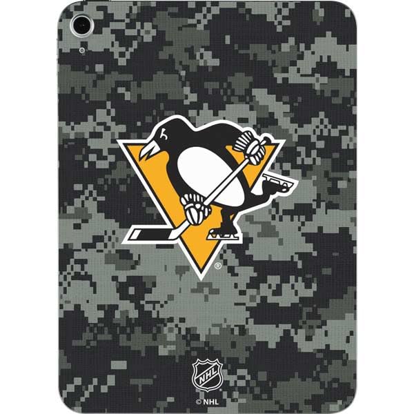 Skinit Decal Tablet Skin Compatible with iPad 11th Gen (2025) - Officially Licensed NHL Pittsburgh Penguins Camo Design