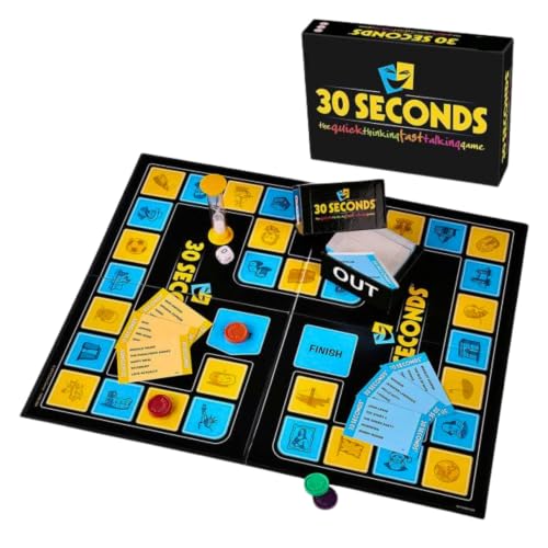 Image of Tickles 30 Seconds Board Game - Fun Team Challenge Guessing Game | Family Party Board Game for Teens & Adults (Ages: 12+ Years, Players: 4+)