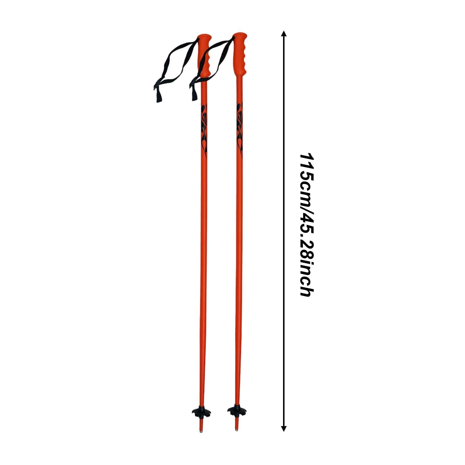Skistöcke Aluminiumlegierung Leicht Skiausrüstung Schneesport Ausrüstung Ergonomischer Handgriff für Damen Und Herren Outdoor Wintersport