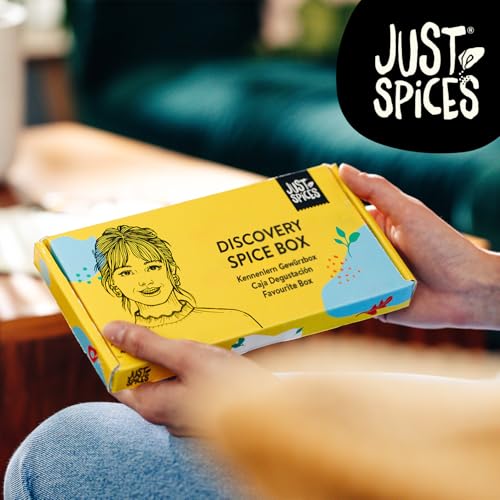 Just Spices Kennenlern Gewürzbox I 8 Gewürzmixe in Probiergröße I In Geschenkbox I Gewürzbox