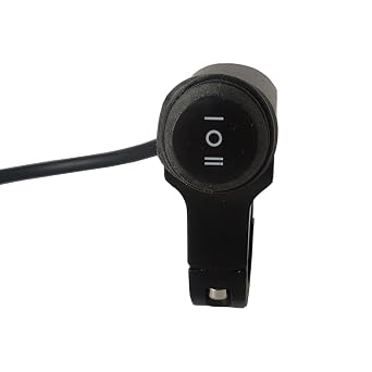 RAYANA 7/8" 22mm Motorcycle ATV Handlebar Control Switch on/Off/on Button Waterproof for Headlight Fog Light 12V