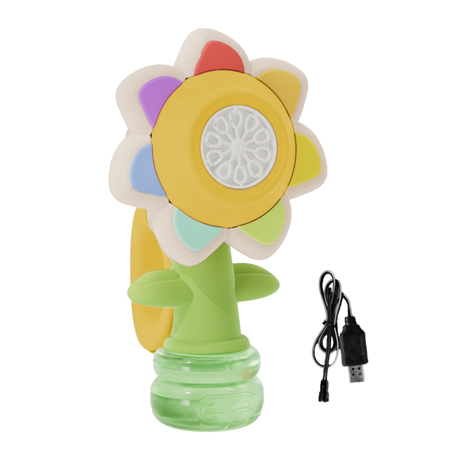Machine à bulles de tournesol, machine à bulles de fleurs | Jouet automatique de fabricant de bulles de forme de tournesol - Machine à bulles d'extérieur portable pour de 3 ans et Machine à bulles de tournesol, machine à bulles de fleurs | Jouet automatique de fabricant de bulles de forme de tournesol - Machine à bulles d'extérieur portable pour de 3 ans et