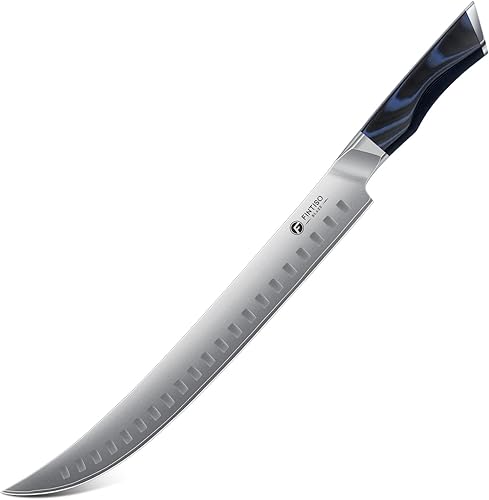 Miniatura 12 de FINTISO - Cuchillo de chef de 8 pulgadas, cuchillo de cocina de gama alta con mango G10, cuchillo de cocina profesional de acero inoxidable japonés