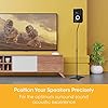 Speaker Stands, Speaker Stand Floor Pair, Universal Surround Sound Speaker Stands, Adjustable, Built in Cable Management, Suitable for Panasonic, Polk, Bose, JBL, Sony and Many Others, Black #5