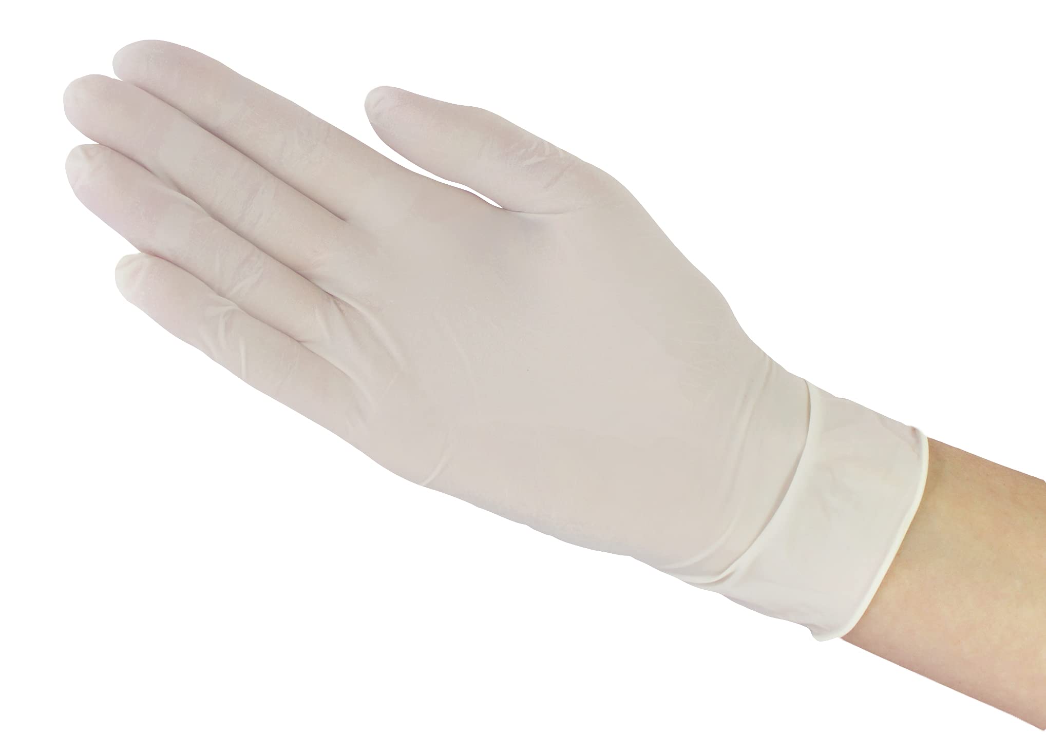 Medi-Inn Latex White Grip Einmalhandschuhe weiß puderfrei (Größe: S, Menge: 500 Stück)