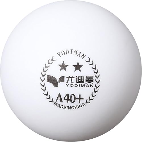Miniatura 3 de PRO - Pelotas de ping pong sin costuras, pelotas de tenis de mesa  A40 de alto rendimiento + pelotas de entrenamiento  Blanco  Máxima durabilidad