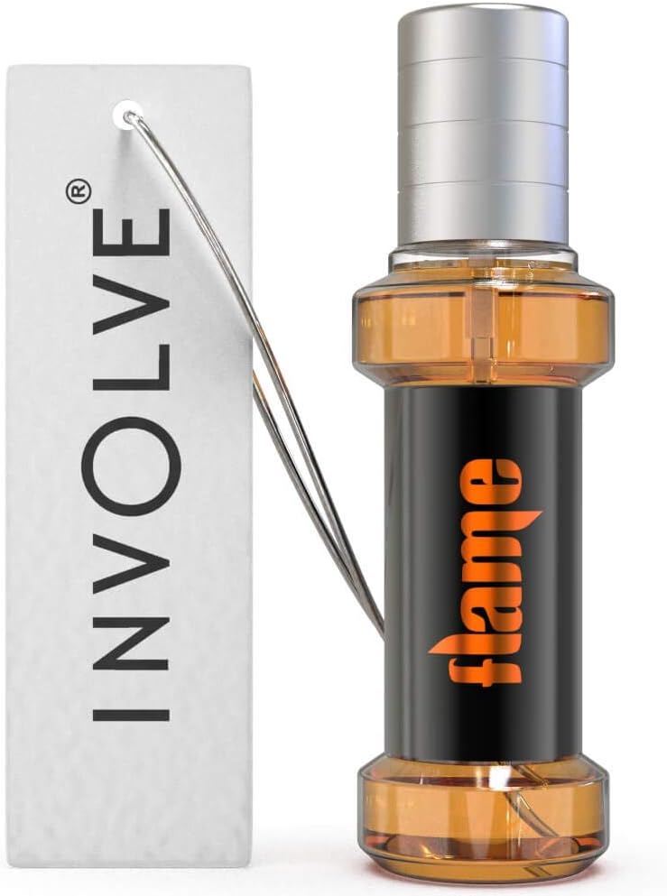 Involve your senses Elements Flame Spray Air Perfume | Fine Fragrance Scent Air Freshener - IELE04-30ml | Car fresheners | Car accessories interior | Long lasting fragrance | Car perfume