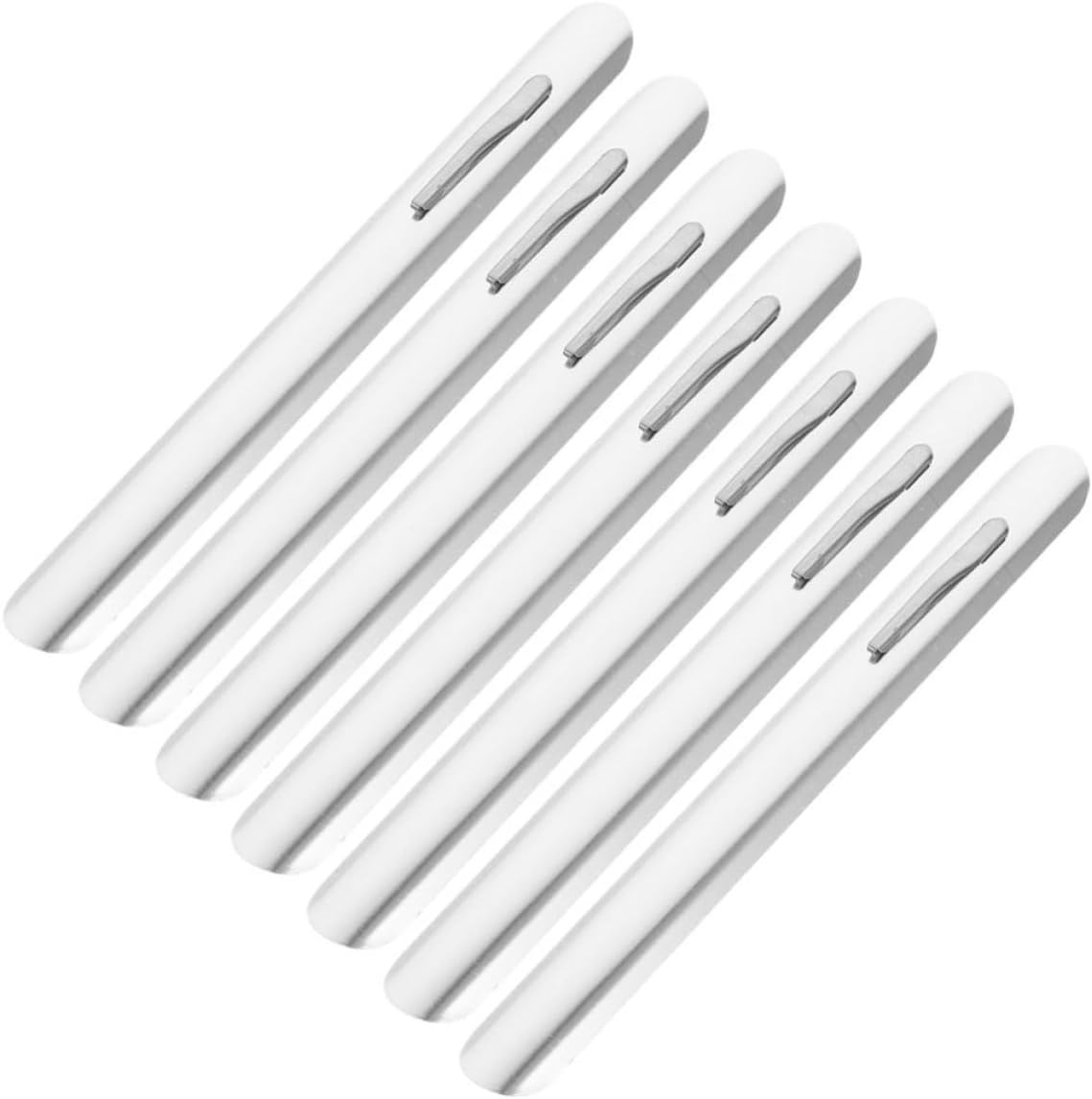 7pcs Stainless Steel Tabletop Crumb Cleaner with Ergonomic Grip, Metal Bread Crumb Sweeper Resisting Wear and Tear for Dining Spaces and Restaurants