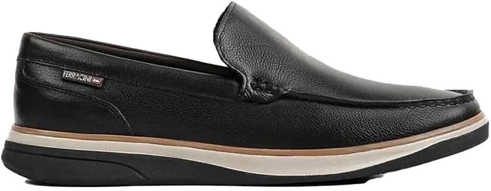 Mocassim Masculino San Marino Preto Ferracini 3527-682A