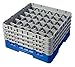 Cambro 36S800168 36 Compartment Camrack 8 1/2" Blue Case of 2
