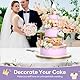GOURDBRO Befüllbarer Tortenständer 3 Etagen aus Acryl mit 2 LED Dekorativ, 3 Stück Diy Cake Stand, Kuchenständer, Torten Etagere, Desserttisch Displaybox für Geburtstags, Hochzeit und Feiertagsfeiern