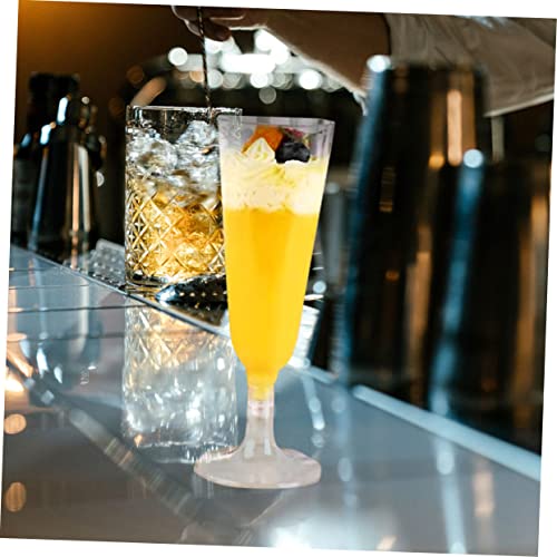 KICHOUSE 40 Peças Taça De Plástico Taças De Plástico Transparente Coquetel Taça De Champanhe
