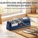 Elektryczna ostrzałka do noży, szybka do noży kuchennych