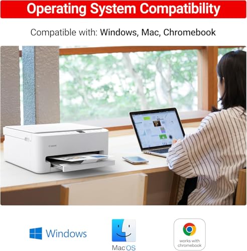Image of Canon PIXMA TS6520 MFP Inkjet Printer for Home Office, Schoolwork, Documents, Labels, Photos, Crafts and Wireless Printing from Devices (7179C002) + Printer Cable + Cleaning Kit (6pc Bundle)
