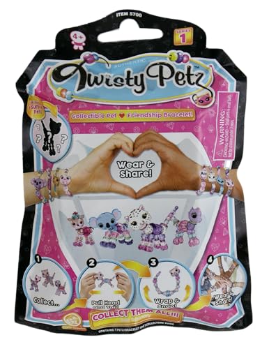 Twisty Petz Mystery Bag. One Surprise Inside. Adorable, Collectible petz Transform into Friendship Bracelets. for Girls 6-12.