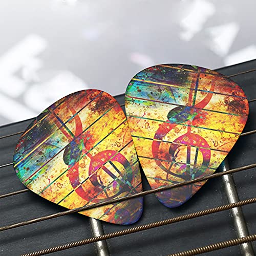 Lot de 12 médiators colorés en bois pour guitare électrique, basse, ukulélé – 0,46 mm/0,71 mm/0,96 mm d’épaisseur - Les Beatles, Paul McCartney, John Lennon, RIngo Starr, George Harrison Lot de 12 médiators colorés en bois pour guitare électrique, basse, ukulélé - 0,46 mm/0,71 mm/0,96 mm d'épaisseur – Image 8