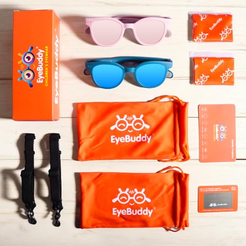 Image of EYEBUDDY Kids Toddler Sunglasses Age 2-4 /3-5 Boys Girls Polarized UV Protection Sun Glasses for Age 2-8