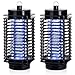 2X Lampe Anti-moustiques LED Insectes piège UV Insectes Volants 50m² Salon Maison Onde électrode intérieur Tueur Insectes Moustique
