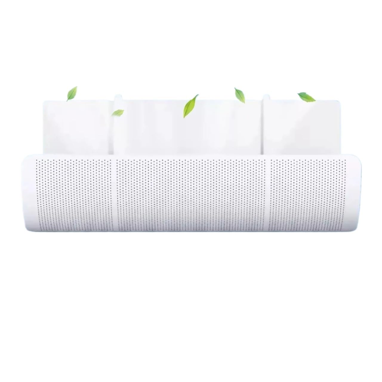 YGMNQAL Air Conditioner Deflector Fan Air Conditioner Deflector, Retractable Air Conditioner Air Deflector,Help Cooling/Heating Air Circulation, Wind Direction Baffle(White-3PCS)