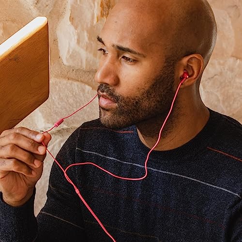 Image of Panasonic RP-TCM125-P in-Ear Headphones with Mic Pink