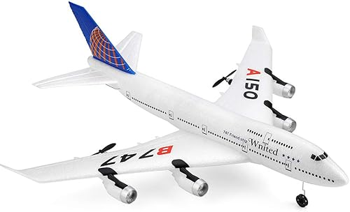 Miniatura 3 de Wemay A150 Airbus B747 Modelo Avión RC Ala fija 3CH EPP 2.4G Control remoto Avión RTF juguete, blanco