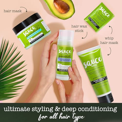image for SAUCE BEAUTY Guacamole Whip Hair Mask - Deep Conditioning Hair Mask fo