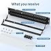 LinkNexa 48 Port Patch Panel, Keystone Patch Panel 48 Port Loaded with RJ45 Couplers Plus 4 Spare, 10G Pass-Through, UTP 19-Inch 2U Ethernet Panel with Removable Back Bar for Cat5, Cat5e, Cat6 Cabling