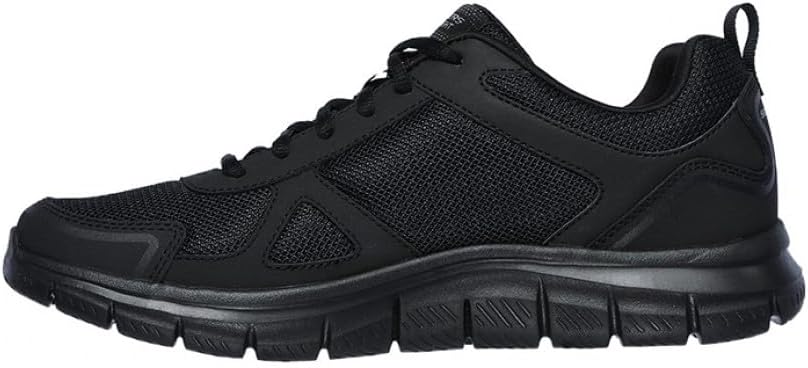 Black Leather Mesh Pu Trim