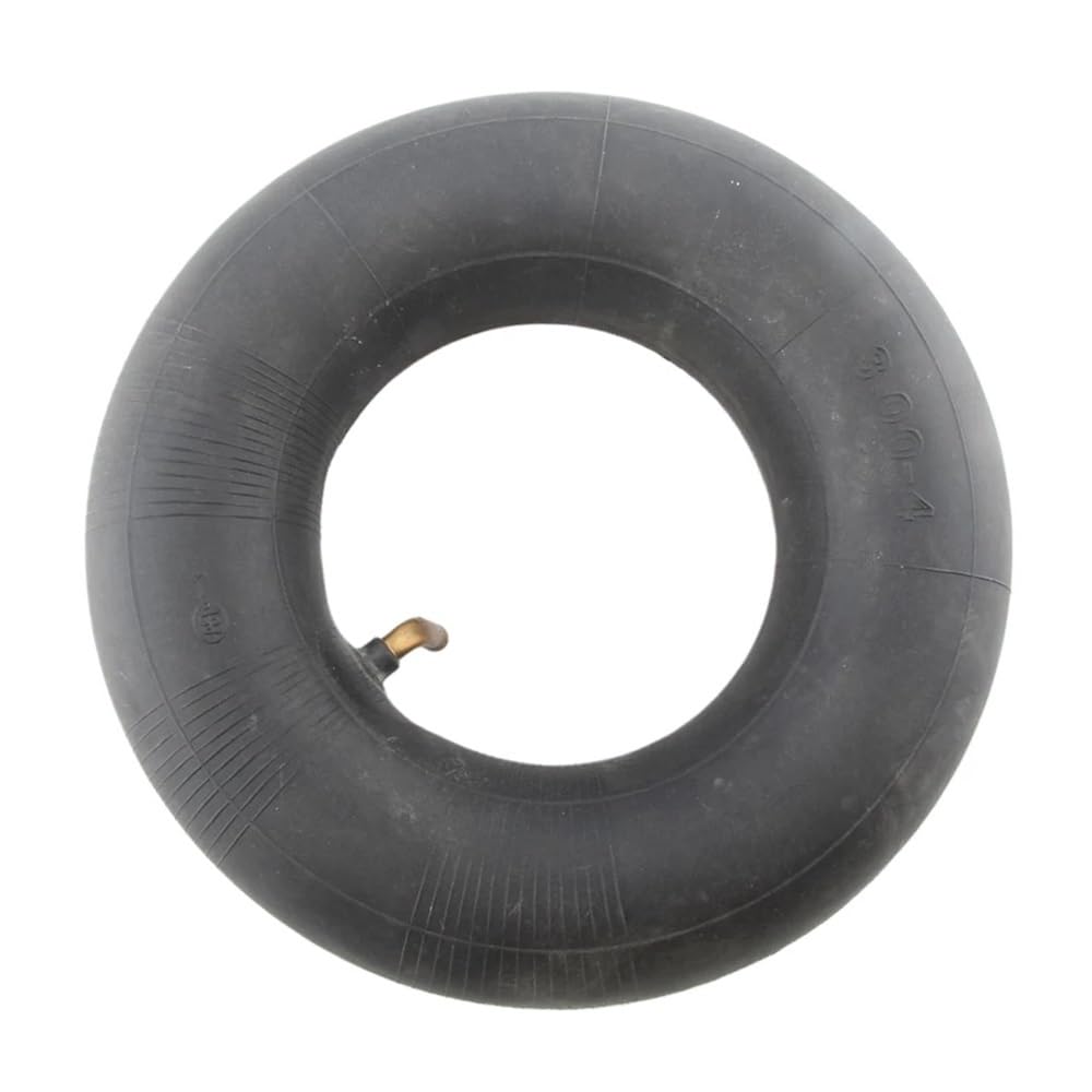 Camera d'aria per monopattino elettrico 3.00-4 in gomma nera, stelo valvola piegato per camera d'aria per monopattino elettrico 3.00-4