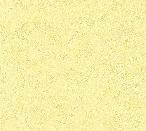 A.S. Création Vliestapete OK Unitapete einfarbig 10,05 m x 0,53 m gelb 169211 1692-11
