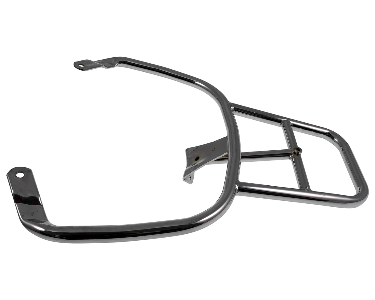 2EXTREME Top Case Träger chrom starr universal kompatibel für Vespa Primavera 3V / Touring Euro4, i.e. 3V / Touring